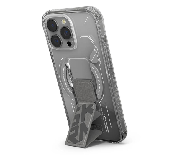 Skinarma Helio do iPhone 16 Pro 6.3" Magnetic Grip titanium - 1316890 - zdjęcie 4